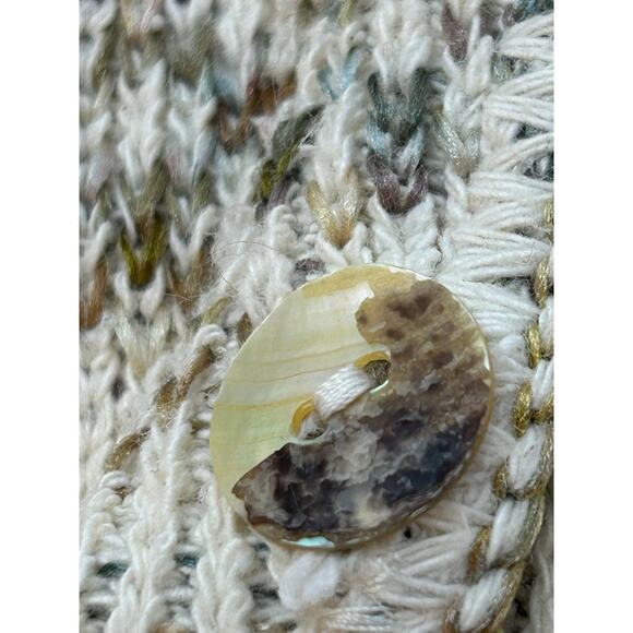 VTG Reba Rose Sweater Cardigan Women Med Cottage Core Minimalist Quiet Luxury - Picture 13 of 14